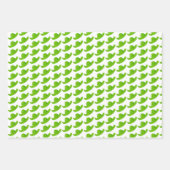 Tropisch anananassapier, set van 3 inpakpapier vel (Voorkant 2)