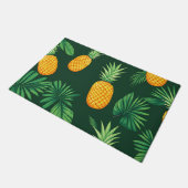 Tropisch Ananas Bladeren Patroon Deurmat (Schuin)