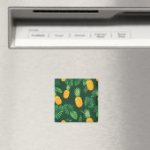 Tropisch Ananas Bladeren Patroon Magneet (Insitu (Vaatwasser))