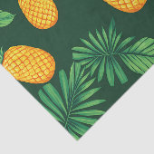 Tropisch Ananas Bladeren Patroon Tissuepapier (Detail)
