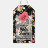 Tropisch Ananas Bloemstuk Cadeaulabel (Voorkant)