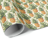 Tropisch ananas cadeau wrap papier (Rol Hoek)