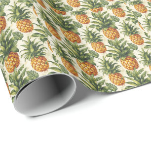 Tropisch ananas cadeau wrap papier