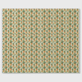 Tropisch Ananas Cadeaupapier Inpakpapier (Vlak)