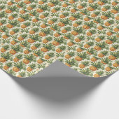 Tropisch Ananas Cadeaupapier Inpakpapier (Hoek)
