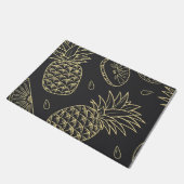 Tropisch Ananas Citrus Patroon Deurmat (Schuin)
