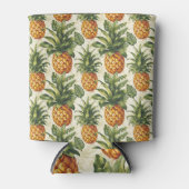 Tropisch ananas feestartikel blikjeskoeler (Voorkant)