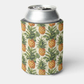 Tropisch ananas feestartikel blikjeskoeler (Blikje Achterkant)