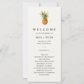 Tropisch Ananas Groenhuwelijkprogramma (Voorkant)