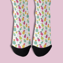 Tropisch Ananas & Hart Patroon