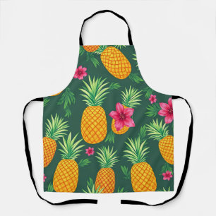 Tropisch Ananas Hibiscus Patroon Schort