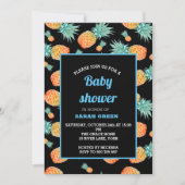 Tropisch ananas jongen Baby shower Kaart (Voorkant)