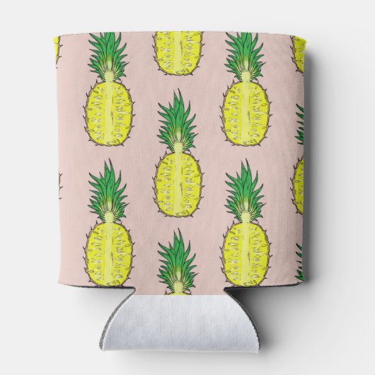 Tropisch Ananas Meisjesuitstap Weekend Feestje Blikjeskoeler (Achterkant)