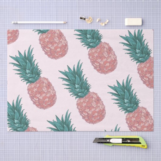 Tropisch Ananas Patroon Tissuepapier (Craft)
