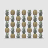Tropisch ananas patroon zomer wit tissuepapier (Voorkant)