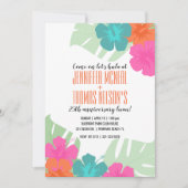 tropisch any WEDDING JUBILEUM luau uitnodiging 1 (Voorkant)