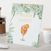 Tropisch Aperol Spritz Drink voetstuk Reclamebord Met Voetstuk (Insitu)