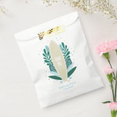 Tropisch Aqua Baby aan boord Bedankzakje (Gezegeld)