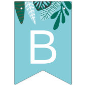 Tropisch Aqua Baby aan boord Vlaggetjes (Derde vlag)