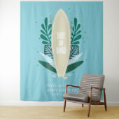 Tropisch Aqua Baby Op Boord Tapijt Wandkleed (In situ)