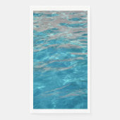 Tropisch Aqua Blue Water Servet (Voorkant)