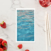 Tropisch Aqua Blue Water Servet (Insitu)