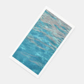 Tropisch Aqua Blue Water Servet (Hoek)