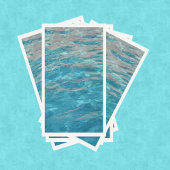 Tropisch Aqua Blue Water Servet