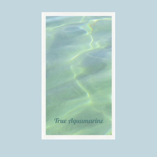 Tropisch Aquamarine Water Servet