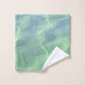 Tropisch Aquamarinewater Bad Handdoek (Wasdoekje)