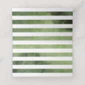 Tropisch aquarel groen plaatskaartje (Binnenkant ongevouwen)