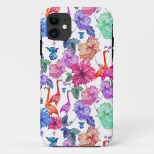 Tropisch aquarelpatroon Case-Mate iPhone case