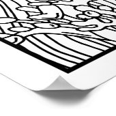 Tropisch aquarium vis DIY Coloring Poster (Hoek)