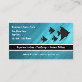 Tropisch aquarium Visitekaartjes (Voorkant)