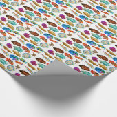 Tropisch aquarium visrappapier cadeaupapier (Hoek)