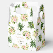 Tropisch Baby shower Bloemen Dank u Bedankdoosjes (Geopend)
