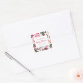 Tropisch Baby shower Sticker (Envelop)