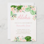 Tropisch Baby shower uitnodigen Kaart (Voorkant)