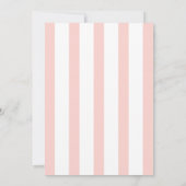 Tropisch Baby shower van bananenbladeren/stripes Kaart (Achterkant)