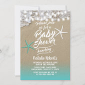 Tropisch Baby shower van de strand van de Zomer Kaart (Voorkant)