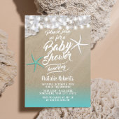 Tropisch Baby shower van de strand van de Zomer Kaart
