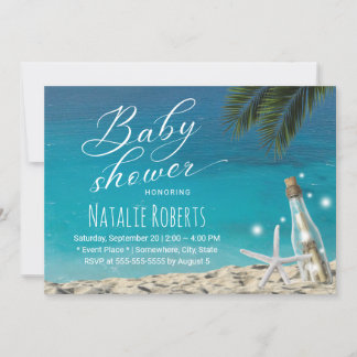 Tropisch Baby shower van doornhaai Kaart