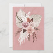 Tropisch Baby shower van Floral-Girl Bedankkaart (Achterkant)