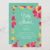 Tropisch Baby shower van Hawaiian Luau Kaart (Voorkant / Achterkant)