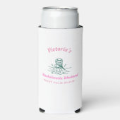 Tropisch Bach-weekend Seltzer Blikjeskoeler (Seltzer Voorkant)