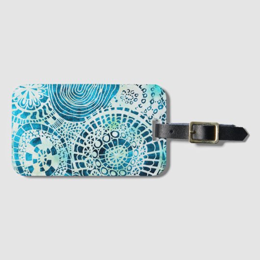 Tropisch bagagelabel (Voorkant (horizontaal))