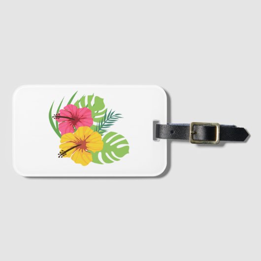 Tropisch Bagagelabel (Voorkant (horizontaal))