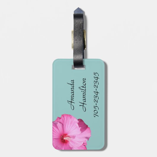 Tropisch Bagagelabel (Achterkant verticaal)