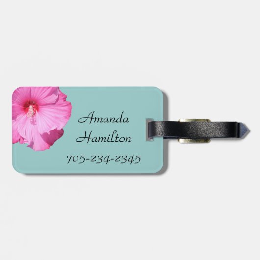 Tropisch Bagagelabel (Achterkant horizontaal)