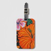 Tropisch bagagelabel (Voorkant (verticaal))